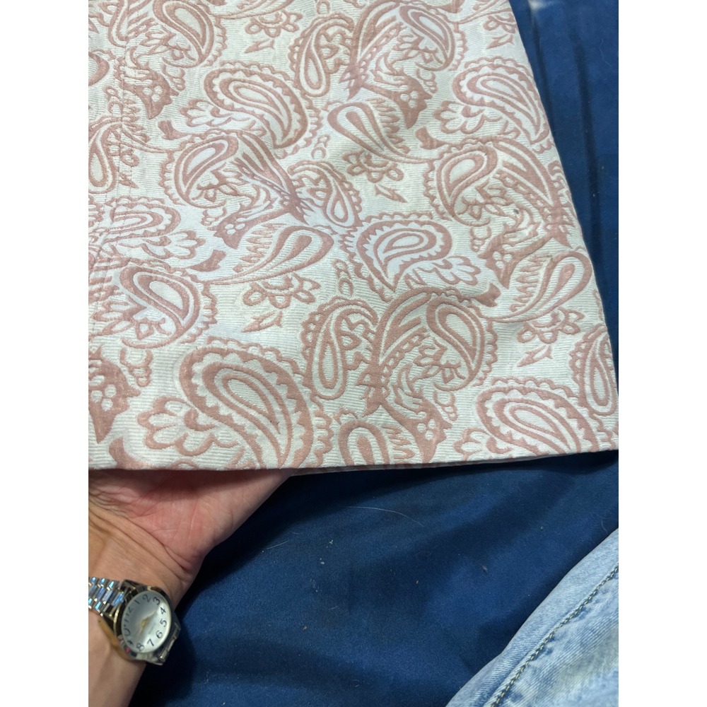 Victoria Beckham for Target Pink Paisley Jacquard Shift Dress XL Pockets - Picture 3 of 10